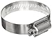 Dixon HP4 Half Hard Stainless Steel Hi Torque Extended Range Clamp, 5/8" Band Width, 4" to 6-1/8" Hose OD