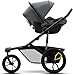 Veer Switch&Jog Jogging Stroller with Neoprene Grips | 3 Wheel All-Terrain Jogger Stroller with Switchback Seat | Shock Absorbing, Durable, Maneuverable, Collapsible
