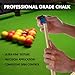 HMQQ Nano Technology Pool Cue Chalk – Professional Billiard Chalk for Tournaments, High Performance, Low Deflection, Durable, Reduces Miscues,6 Pack (6 Boxes, 12 Cubes Total)
