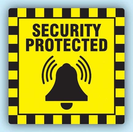 Price Stickers Security Protected Stickers - 60mm Square - 500
