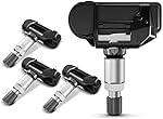 A-Premium Set of 4 TPMS Tire Pressure Monitoring System Sensor 433 Mhz Compatible with Jeep Grand Cherokee Dodge Challenger Charger Mercedes-Benz C180 C200 Replaces# 0009054100