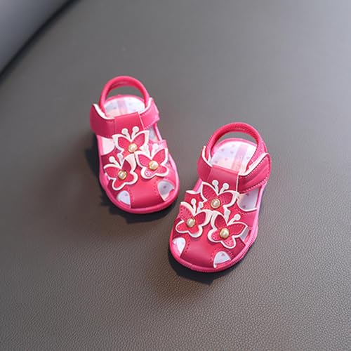 Girls Soft Sandal Sole Closed Toe Sandals Summer Lightweight Shoes with Arch Support Hiking Footwear3