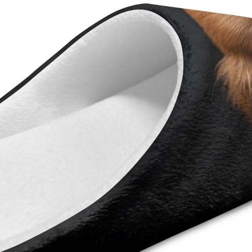 Closed Toe Slippers for Women Men, Winter Slip-on House Shoes, Comfortable Cozy Soft Indoor Slippers4