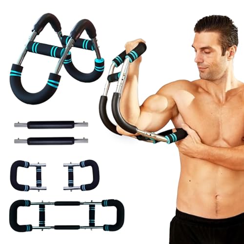 MR.SCULPT Gorilla Bar™ - Official Adjustable Resistance Bar for Home Gym - Build Strength 68.9% Faster with Isometric & Variable Tension - Full Body Workout for Arms, Chest, Shoulders