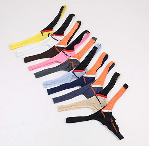 Men's U Convex Ice Silk Low-Rise Thong 5