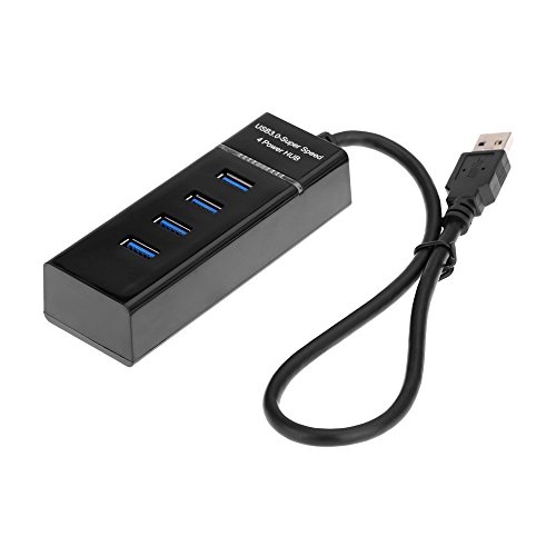 Image of Storin 4-Ports USB 3.0 SuperSpeed 5 Gbps Hub Portable for Laptop /Notebook /PC /MacBook Air Tablet Pc Multiple Splitter Compatible with Windows XP /Win 7 / Linux /MAC OS 10.0+