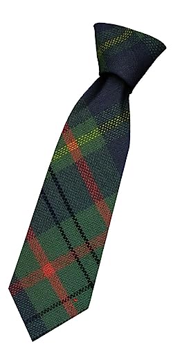 Cravate en Laine Garçon Taylor Weathered Tartan Tissé Main Écosse