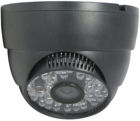 BW® 1/3 Inch CCD IR Night Vision Dome CCTV Security Camera with 48 Pcs IR LEDs, 420 TV Lines, 4mm Lens, Night Vision Function, Indoor Home/Business Security Video Surveillance Used