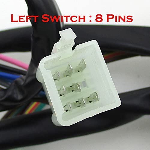 Interruptor motocicleta para el control de luces en modelos GY6 50cc 125cc 150cc 5