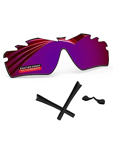 Image of PRO+ Polycarbonate Replacement Lenses & Rubber Kits for Oakley RadarLock Series Sunglasses