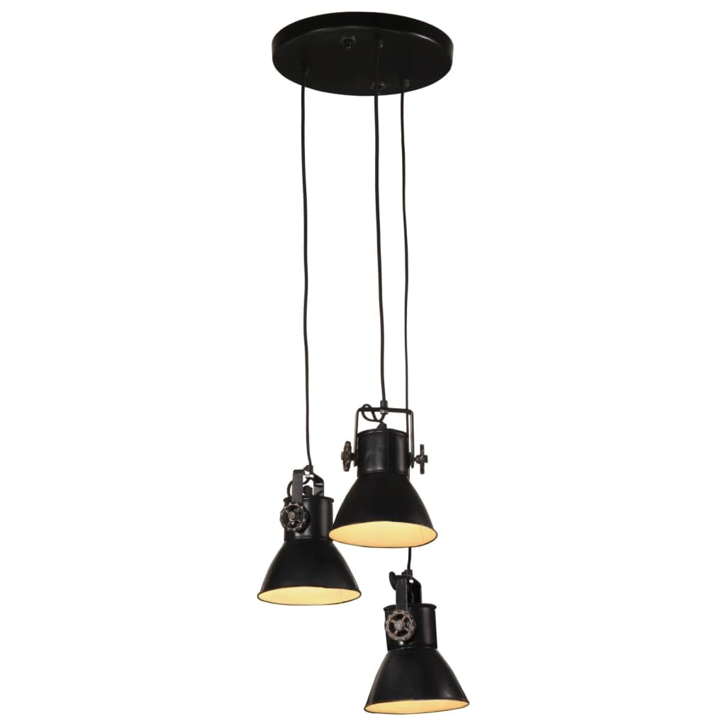 Lampe Suspendue Salon Cuisine Couloir Plafonnier Suspendu Noir