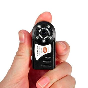 Ambay computer World Mini Portable P2P WiFi IP Indoor/Outdoor HD DV Hidden Spy Camera Video Recorder with Security Support for iPhone/Android Phone/iPad/PC Remote