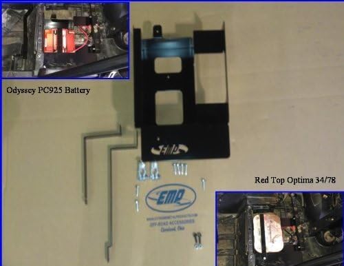 Full Size Battery Tray for Polaris RZR (2011-2014) by EMP 11255
