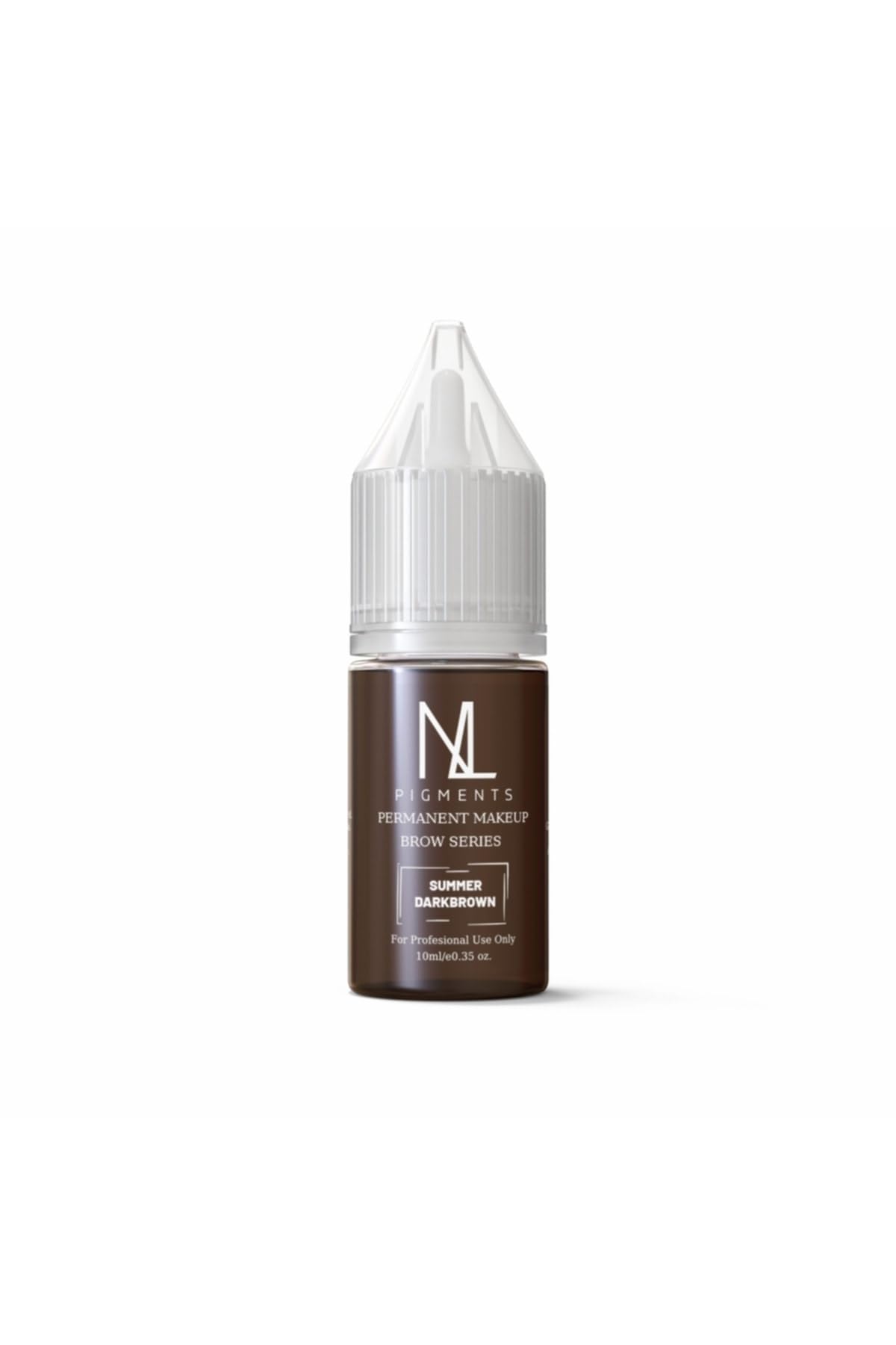 NL Pigment Kalıcı Makyaj Kaş Boyası, Summer Darkbrown, 10ml, Profesyonel Kullanım