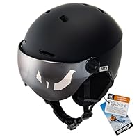 Meteor Casque De Ski Avec Visière Renforcée De Contraste Et