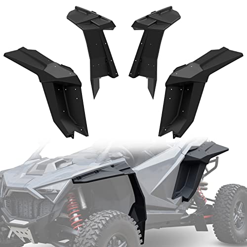 KATIMOTO Extended Fender Flares for RZR PRO XP, XXL Heavy Duty Front & Rear Full Coverage Mud Flaps Guards for Polaris RZR PRO XP/ XP4 2020-2024 RZR PRO R/Turbo R 2022-2024 (Replace 2884685)