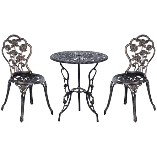 Outsunny Gartenmöbel 3 tlg. Gartenset Sitzgruppe Balkonset Balkonmöbel...