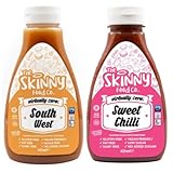 The Skinny Food Southwest and Sweet Chilli Sauce Twin Pack, keto food offer a delightful zero calorie experience, making them an ideal choice for those seeking healthier table sauces & condiments.
