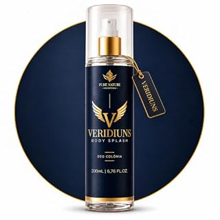 Body Splash Pure Nature Veridiuns 200 ml Masculino Cítrico Amadeirado
