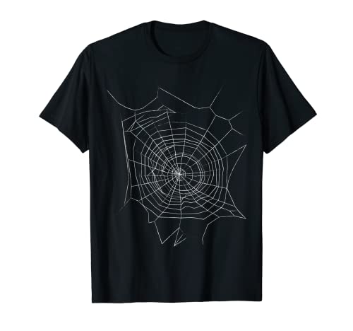 Cool Spider Web Fan | Divertente pigro fai da te Costume regalo di Halloween Maglietta