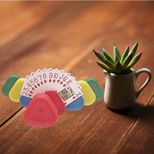 Seetooogames Triangle Shaped Hands-Free Playing Card Holder 8 Pieces #TOP5