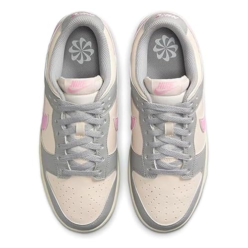 Women's Nike Dunk Low Next Nature in Light Smoke Grey/Pink Rise4