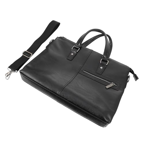 Bolso de negocios SHINEOFI de cuero PU con elegante compartimento para computadora 1