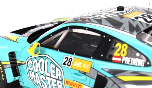 TOP SPEED 1/18 Porsche 911 GT3 R FIA GT World Cup miniatura 4