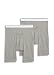 Jockey Men's Underwear Pouch Midway Brief - 2 Pack, grey heather, L
