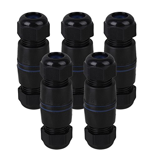 CNBTR RJ45 Coupler Waterproof Ethernet LAN IP68 Cable Wire Connector Protection M25 Gl