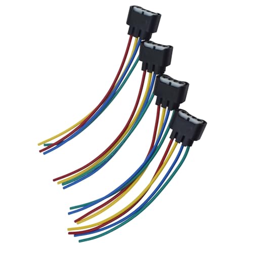 Conector de bobina para Chevrolet Prizm 2000-2002, kit impermeable de 4 piezas