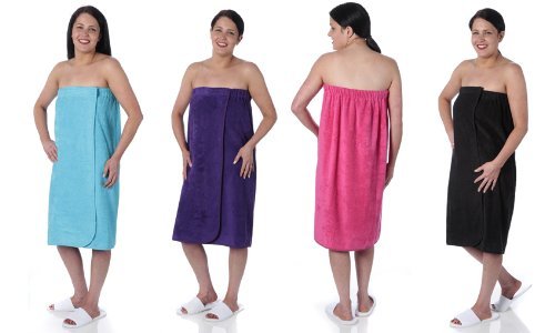 Aztex Sarong da Donna in Spugna di Cotone con