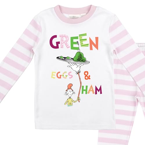 Bioworld Green Eggs & Ham Sam-I-Am Girl's 2-Pack Pajama Set2