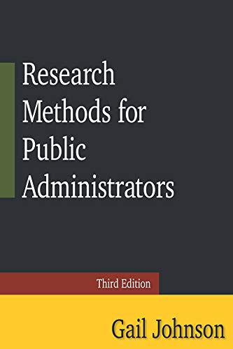 Research Methods for Public Administrators: Third Edition      3rd Edition, Kindle Edition