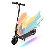 EVERCROSS E6 Trottinette Électrique pour Enfants, E-Scooter Portable de 7' pour 6-12 Ans, Trottinette Électrique avec Une Autonomie Allant Jusqu'à 15 KM et Lumières à 7 Couleurs, 3 Modes de Vitesse