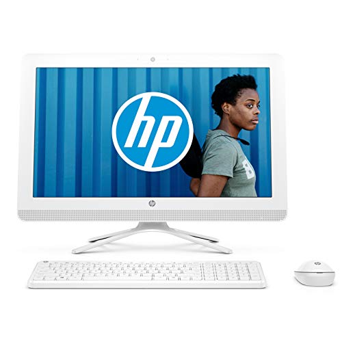 HP 2WE58EA#ABF Ordinateur Tout-en-Un 22 Blanc neige (Intel core_i3, 8 Go de RAM, 1 To, HD630, Windows 10) Clavier AZERTY Français