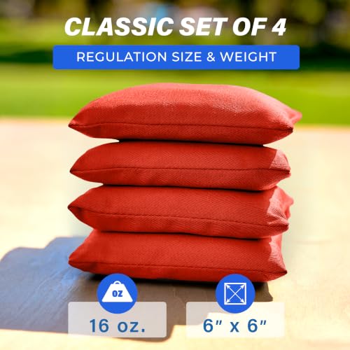 Image of GoSports Classic Cornhole Bean Bags Set of 4-16 Colors Available - Regulation All Weather, Mix and Match
