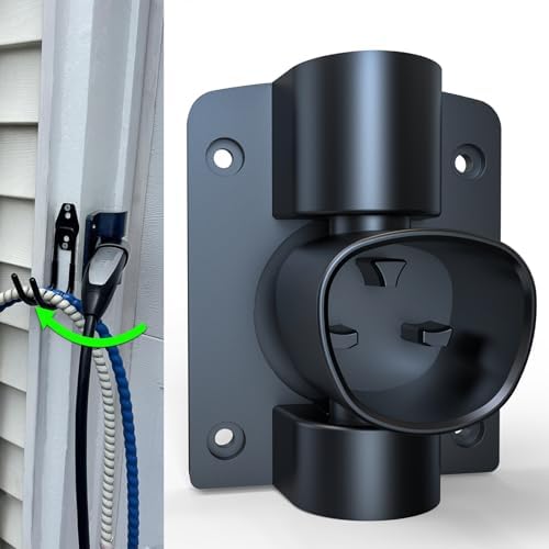 Tesla Charger Holder Wall Mount EV Charging Cable Organizer for T...