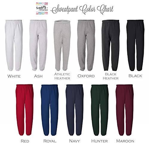 Alpha Chi Omega Oversized Boyfriend Sweatpants - A CHI O Sorority Joggers - Lounge Pants - Unisex Sizing2