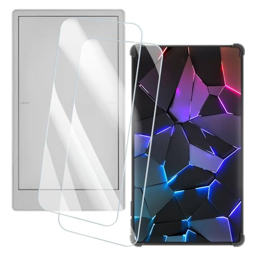 OAGELIM 2�Z�b�g �X�N���[���v���e�N�^�[ + �P�[�X M5 Stack Paper S3 ESP32-S3 (4.7 �C���`) �Ƃ̌݊������� �A�[�e�B�X�e�B�b�N�J�X�^���v�����g�J�o�[�Ƌ����K���X�t�B���� �X�N���b�`�h�~ (�􂯖�)