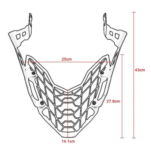 Accessoires moto CB500X grille phare et couvercle de protection