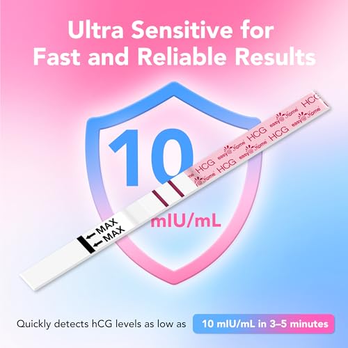Image of Easy@Home Ovulation and Pregnancy Test Kit: 25 LH Ovulation Test Strips and 5 HCG Pregnancy Test Strips Powered by Premom App for Women Trying to Conceive
