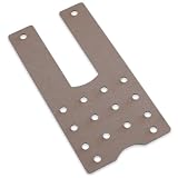Tegris Belt Accessory Mount - Dual Arm - Coyote - No Hardware - Fits Belts Up to 2.00in - USA Made - Secure Attachment for Magazines, Flashlights, Multi-Tools, & More, Customizable Mounting