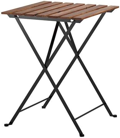 Amazon Co Jp Ikea イケア Tarno 折りたたみテーブル アカシア材 スチール スポーツ アウトドア