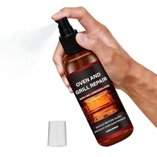 Dmuzsoih Spray Detergente Per Forno - Spray Sgrassatore Portatile Ad Azione Rapida 100ml Per Grassi | Pulitori per Cucina - Per Piano di Lavoro Campeggio Barbecue Festa Picnic Fornelli Padella