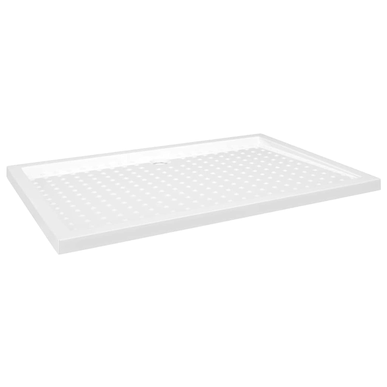 Plato de Ducha con Puntos ABS Blanco 80x120x4 cm Mamparas De Ducha Plato Rectangular