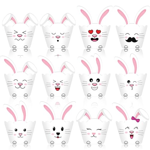 Moulé à Cupcake Lapin Idéal pour Décorer vos Tables de Fête