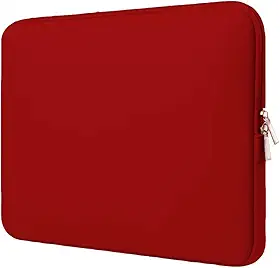 Case Capa Pasta Estojo Maleta Notebook Macbook Ultrabook Neoprene 15.6/14/13.3/12/11 (Vermelho, 11.6'' - 30cm x 21.5cm)
