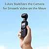 DJI Pocket 2 - Handheld 3-Axis Gimbal Stabilizer with 4K Camera, 1/1.7" CMOS, 64MP Photo, Face Tracking, YouTube, TikTok, Vlog, Portable Video Camera for Android and iPhone, Black #1