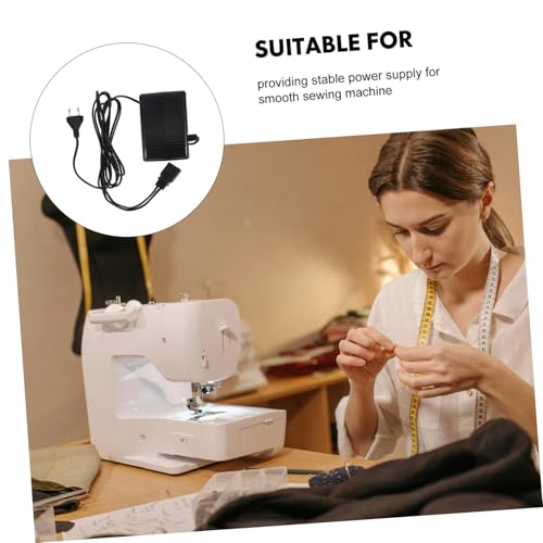 Pédale de commande jojofuny pour machine à coudre avec cordon d'alimentation stable - 7